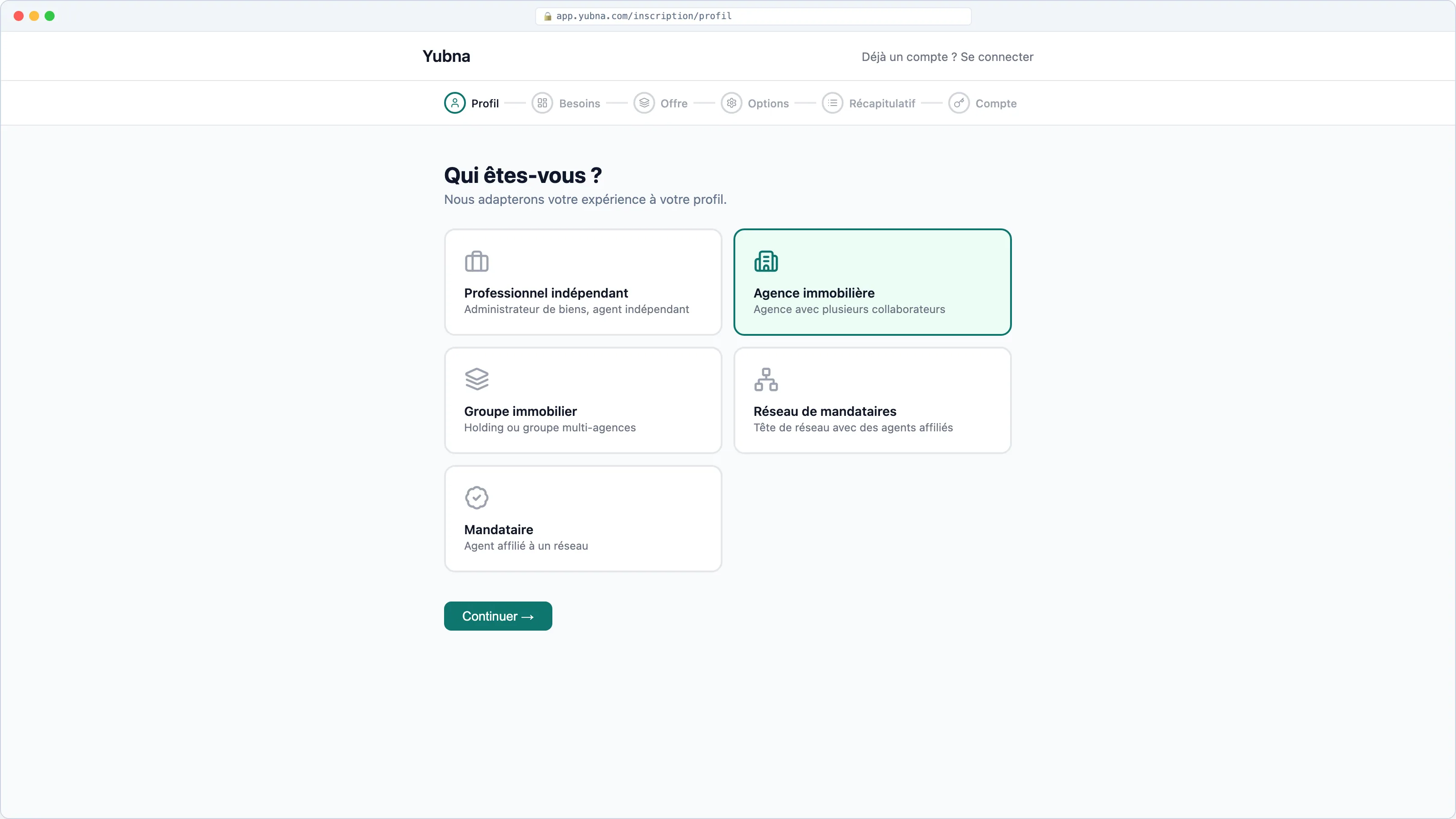 Yubna optimise Onboarding : Solution PropTech pour démarrer en quelques minutes